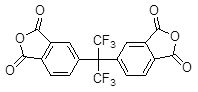 4,4'-(Hexafluoroisopropylidene) diphthalic anhydride
(6FDA)